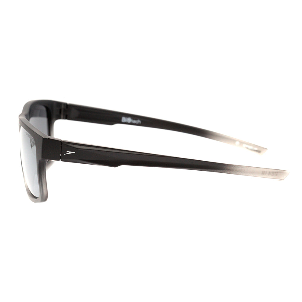 Speedo Rino C02 Preto Degradê Fosco/ Prata Espelhado Polarizado Lente 5,7 cm