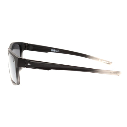 Speedo Rino C02 Preto Degradê Fosco/ Prata Espelhado Polarizado Lente 5,7 cm
