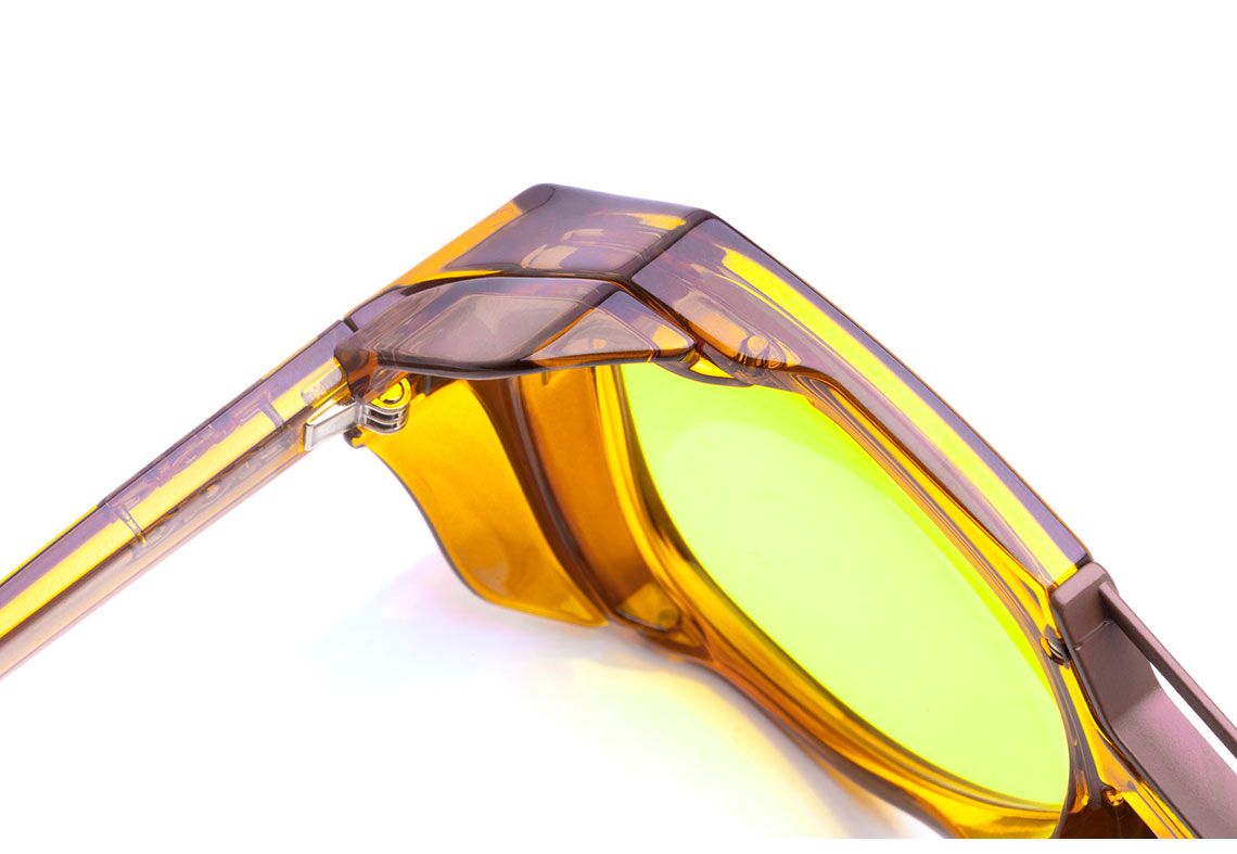 Evoke Avalanche Yago Dora YD02 Crystal Ambar Caramel/ Yellow UNICO