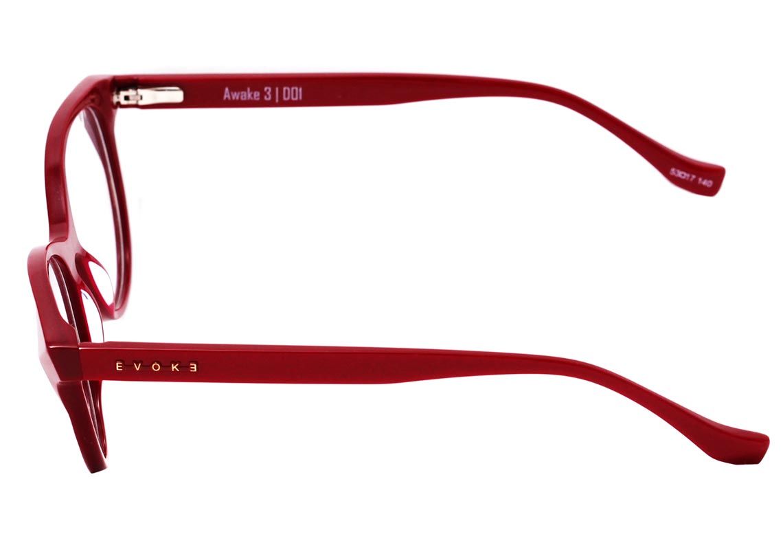 Óculos de Grau Evoke Awake 3 D01 Red Shine - Lente 5,3 cm