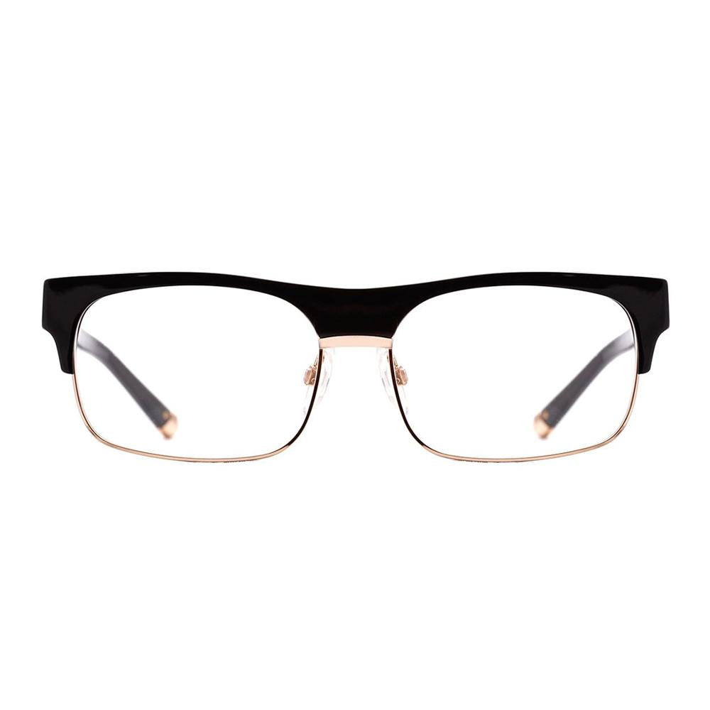 Óculos de Grau Evoke Capo Iv A01 Black Shine Gold - Oculos Shop