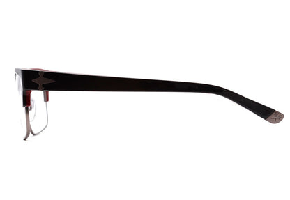 Evoke Capo IV H01 Black Shine Temple Purple - Lente 5,6 cm  - Grau
