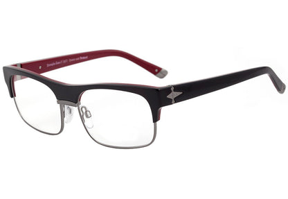 Evoke Capo IV H01 Black Shine Temple Purple - Lente 5,6 cm  - Grau