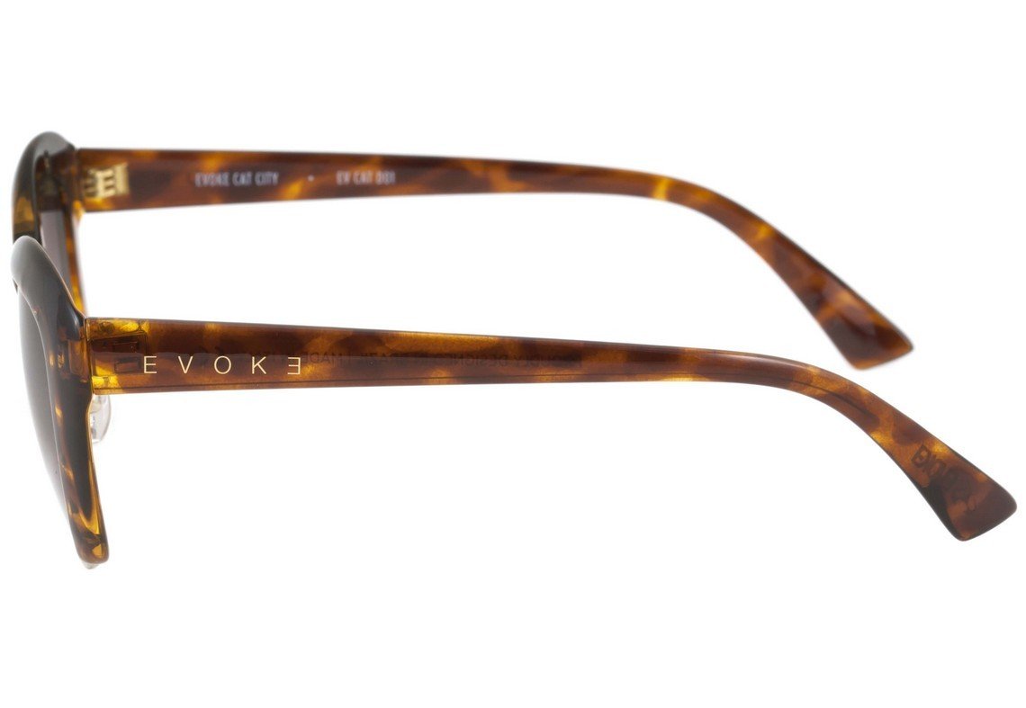 Evoke Cat City Turtle Shine / Brown Degradê - Lente 4,9 cm  - Sol