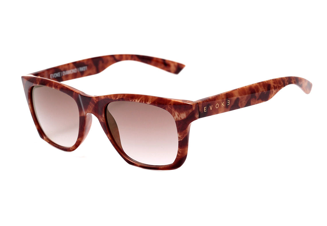 Evoke Diamond RK01 Radica Noce / Brown Gradient Unico - Lente 5,0 cm  - Sol