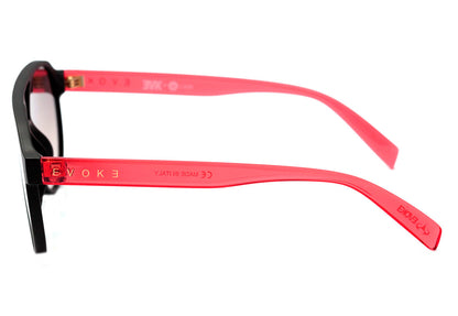 EVOKE EVK 25 -  A09 Black Matte Red Crystal/ Gold Flash UNICO