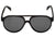 Óculos de Sol Evoke Evk 25 Wd02 Black Shine Gray Wood/ Black Espelhado Unico