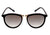 Óculos de Sol Evoke For You DS10 A01 Black Shine Gold / Gold Degradê Espelhado - Lente 5,6 cm