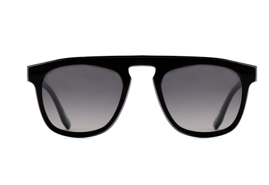 Óculos de Sol Evoke For You DS26 A01P Black Shine/ Black Gradient Polarized Lente 5,3 Cm