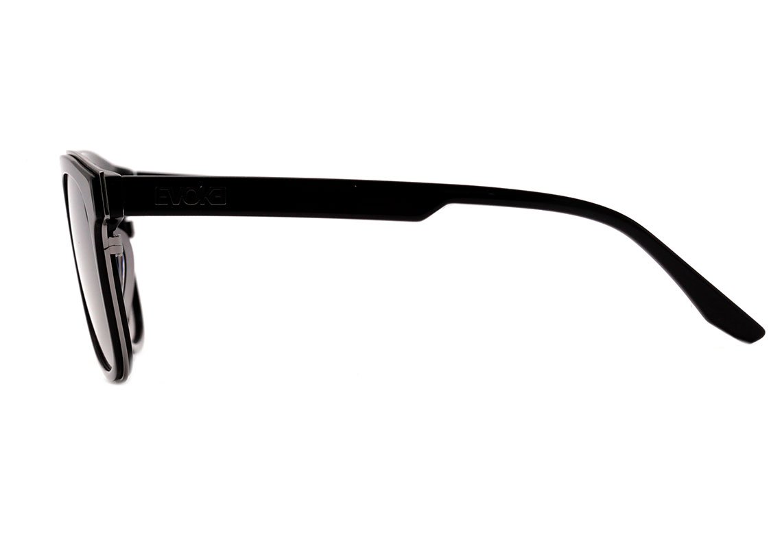 Óculos de Sol Evoke For You DS26 A01P Black Shine/ Black Gradient Polarized Lente 5,3 Cm