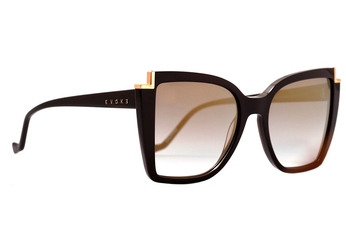 Óculos de Sol Evoke For You Ds32 D01 Brown Shine/ Gold Mirror Gradient Unico