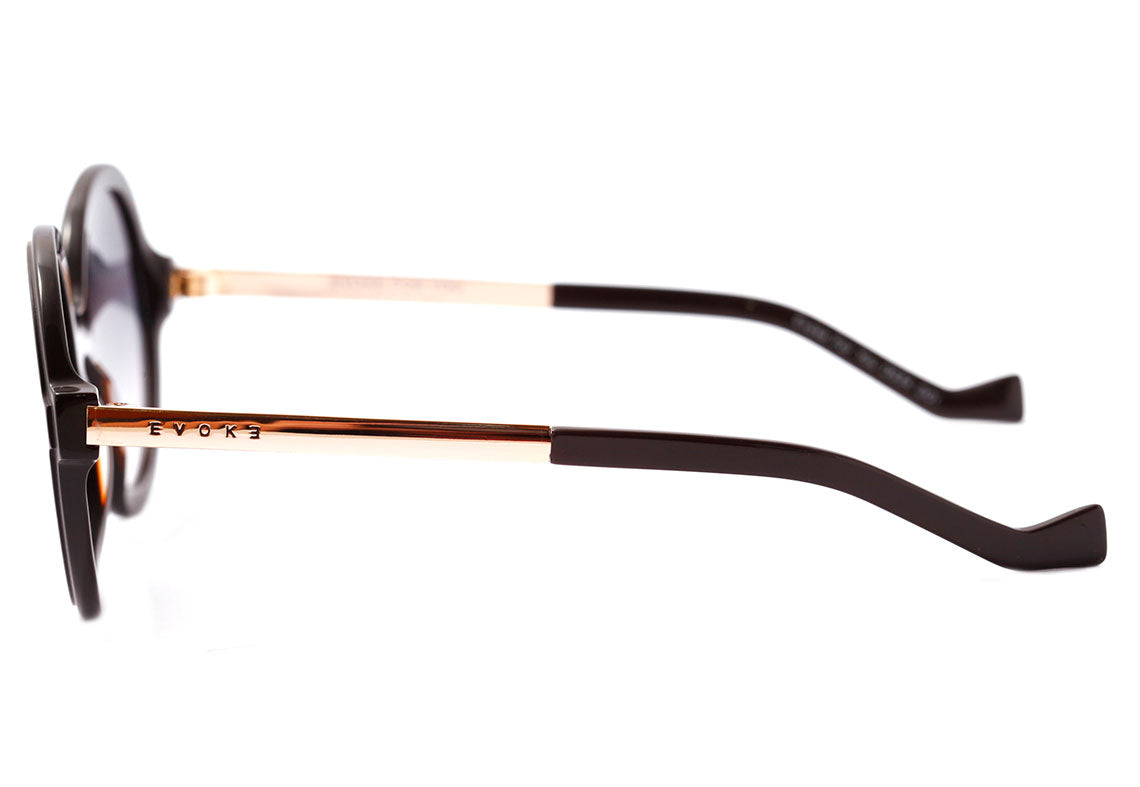 Óculos de Sol Evoke For You DS34 D01 Brown Shine / Gold Mirror Gradient Unico - Lente 5,2 cm