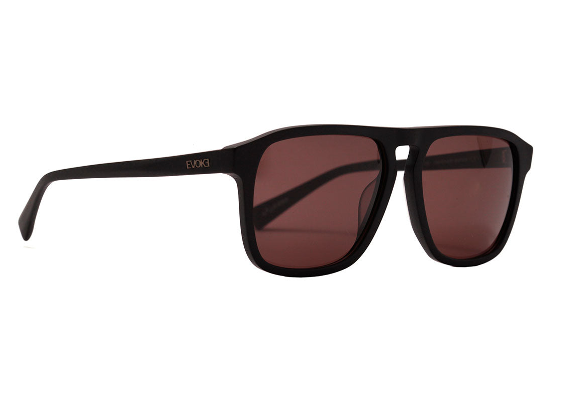 Óculos de Sol Evoke For You DS4 A03B Black Matte / Brown Total - Lente 5,8 cm