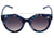 Óculos de Sol Evoke For You Ds8 G21 Azul Mesclado E Prata Brilho/ Preto Degradê - Lente 5,0 Cm