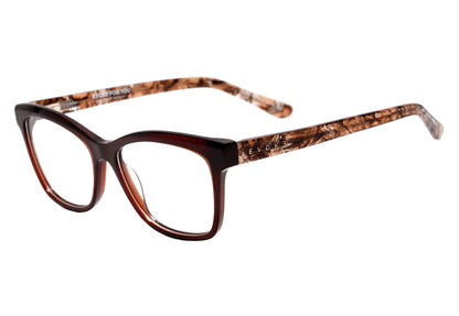 Óculos de Grau Evoke For You DX15 T02 Brown Transluscent - Lente 5,4 cm