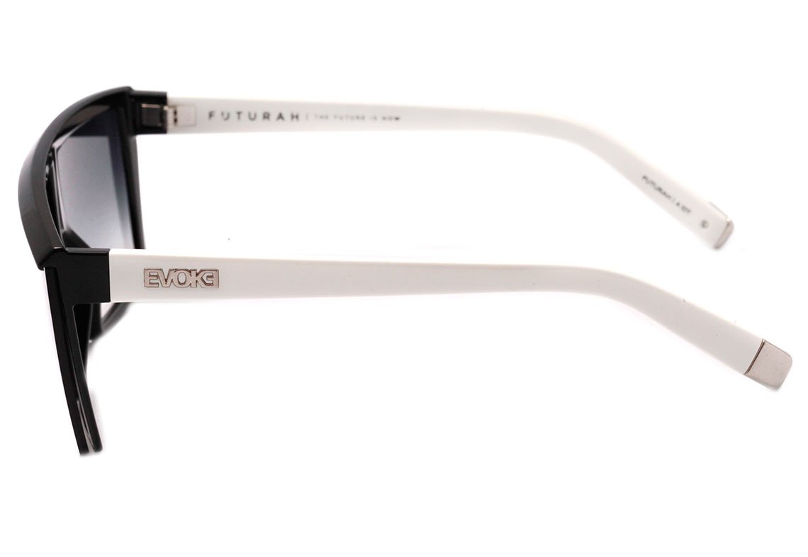 Evoke Futurah A10T Black Shine White / Gray Gradient Unico - Lente 14,6 cm