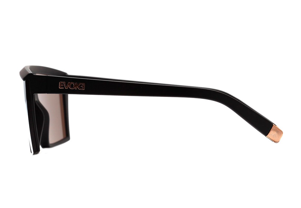 Óculos de Sol Evoke Futurah Black Wood Shine Gold/ Brown Gradient