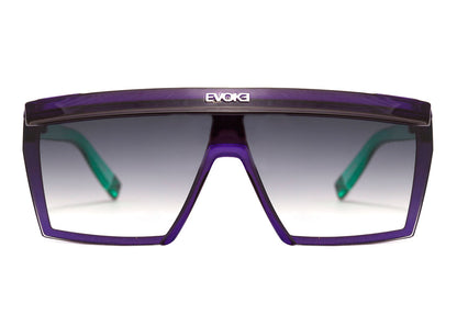 Evoke Futurah T07 Purple Turquoise Silver / Gray Gradient Unico - Lente 14,6 cm