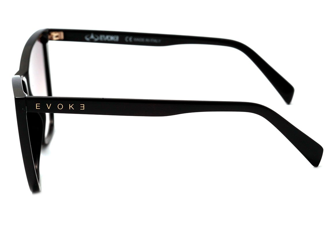 Evoke Godmother A03T Black Shine / Brown Gradient Unico - 57 mm