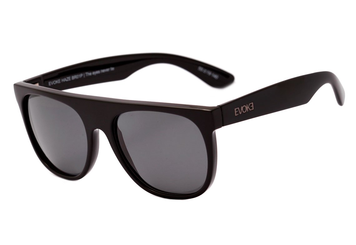 Evoke Haze BR01P Black Shine / Gray Polarized - Lente 5,6 cm