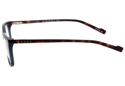 Óculos de Grau Evoke On The Rocks 05 T01 Blue Shine Temple Turtle Brown - Lente 5,7 cm - Oculos Shop