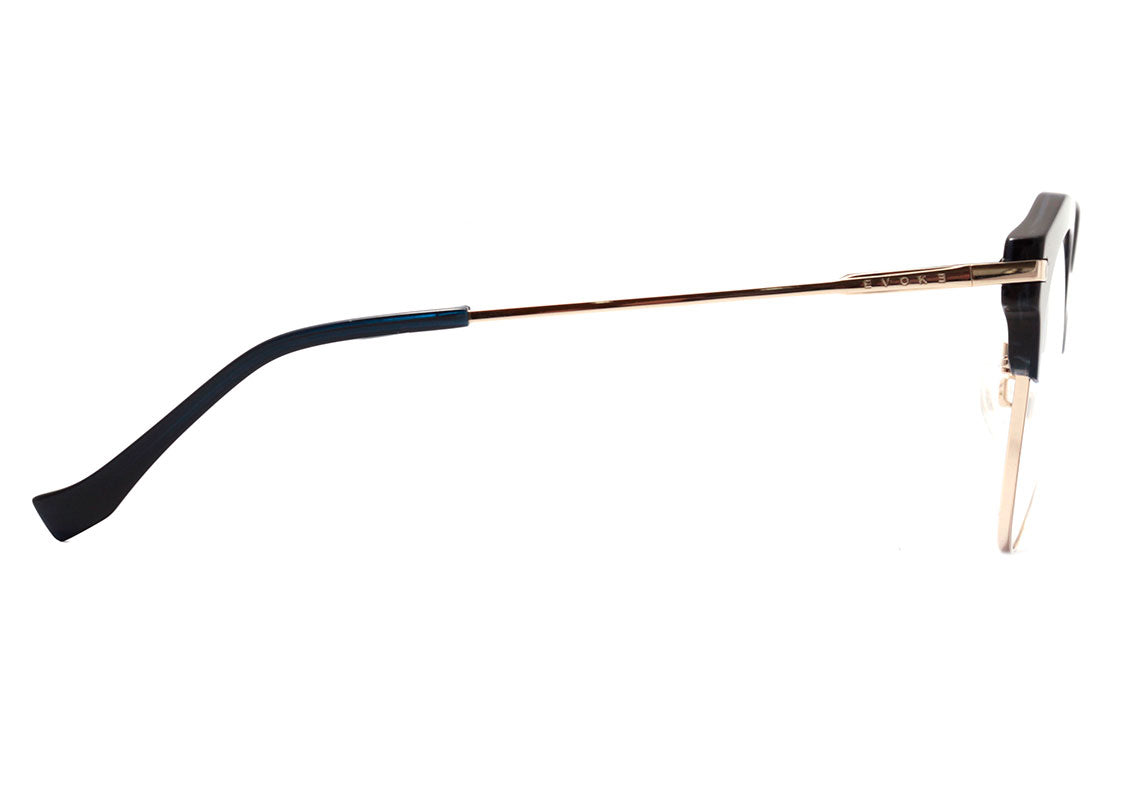 Óculos de Grau Evoke Perception H02 Blue Gold - Lente 5,3 cm