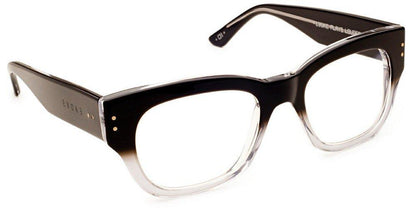 Óculos de Grau Evoke Plays Louder 01 Black To Crystal/ De