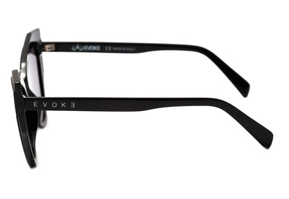 Evoke Unique A02 Black Shine Matte / Gray Total Unico - Lente 4,6 cm