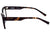 Óculos de Grau Evoke Uprise III A01 Black Temple Demi Graphite - Lente 5,3 Cm