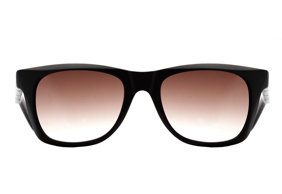 Óculos de Sol Evoke X Cartel 011 Diamond A01T Black Matte Bone Texture/ Brown Degradê