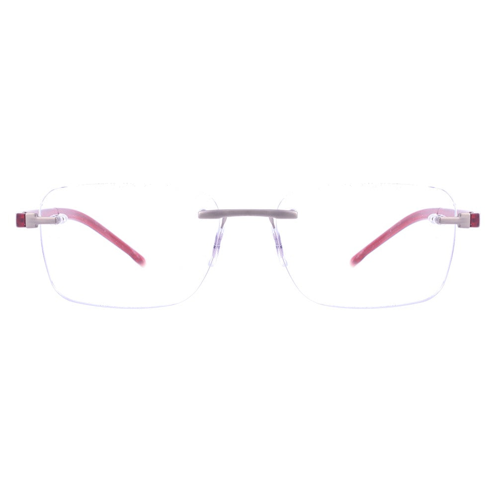 HB Polytech 2 0402 Matte Grey/ Matte Red  - Lente 5,5  - Grau