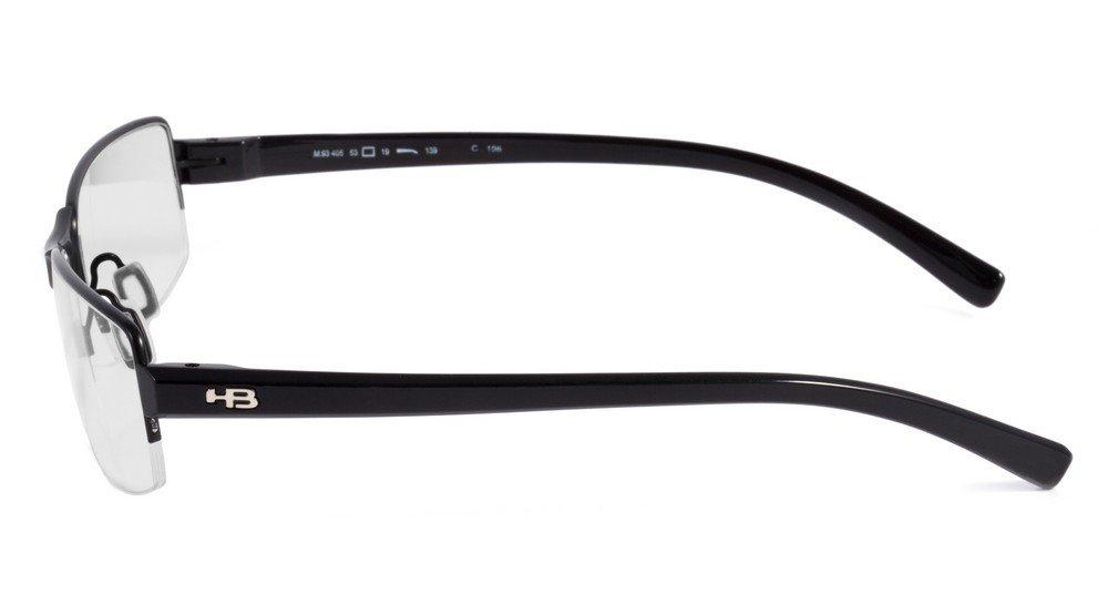 Óculos de Grau Hb Duotech M 93405 Black/ Gloss Black - Lente 5,3 Cm