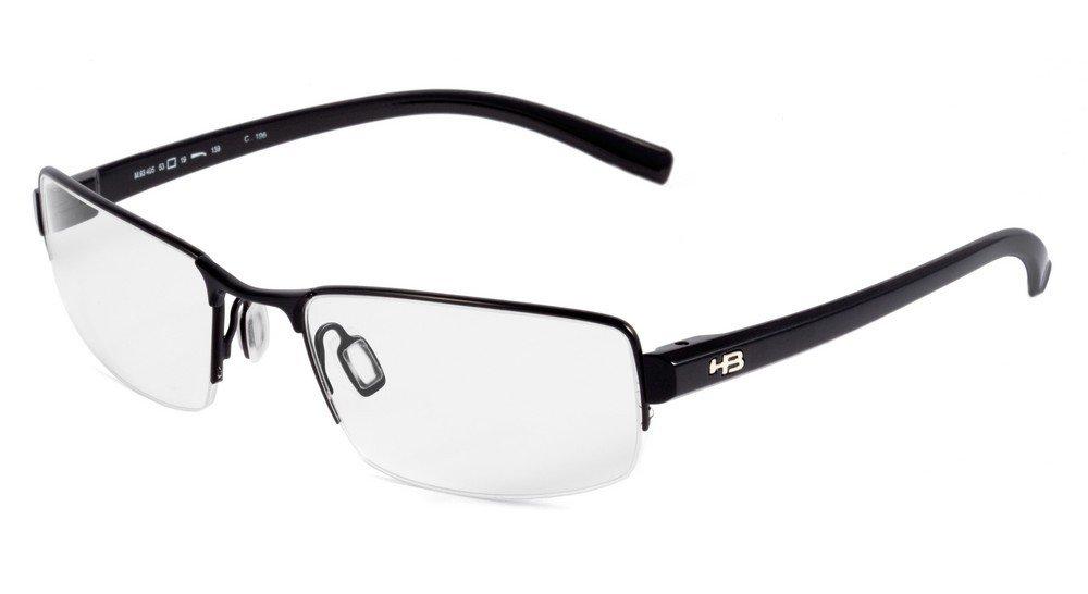 Óculos de Grau Hb Duotech M 93405 Black/ Gloss Black - Lente 5,3 Cm