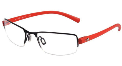 Óculos de Grau Hb Duotech M 93405 Black/ Matte Orange - Lente 5,3 Cm