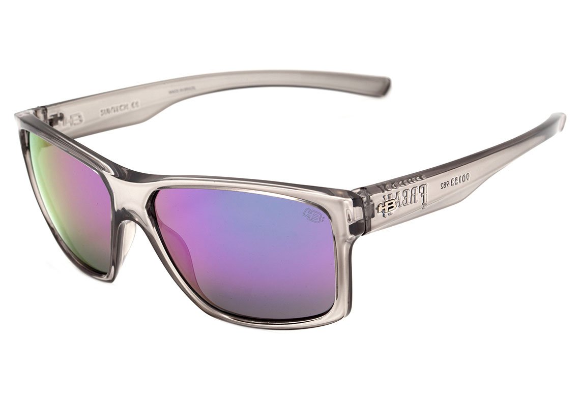 Óculos de Sol HB Freak Matte Black / Polarized Gray Unico - Lente 5,9 cm New Onyx/ Green Chrome Unico