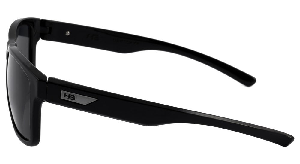 Óculos de Sol HB H-Bomb Gloss Black / Gray Polarized - Lente 5,7 cm