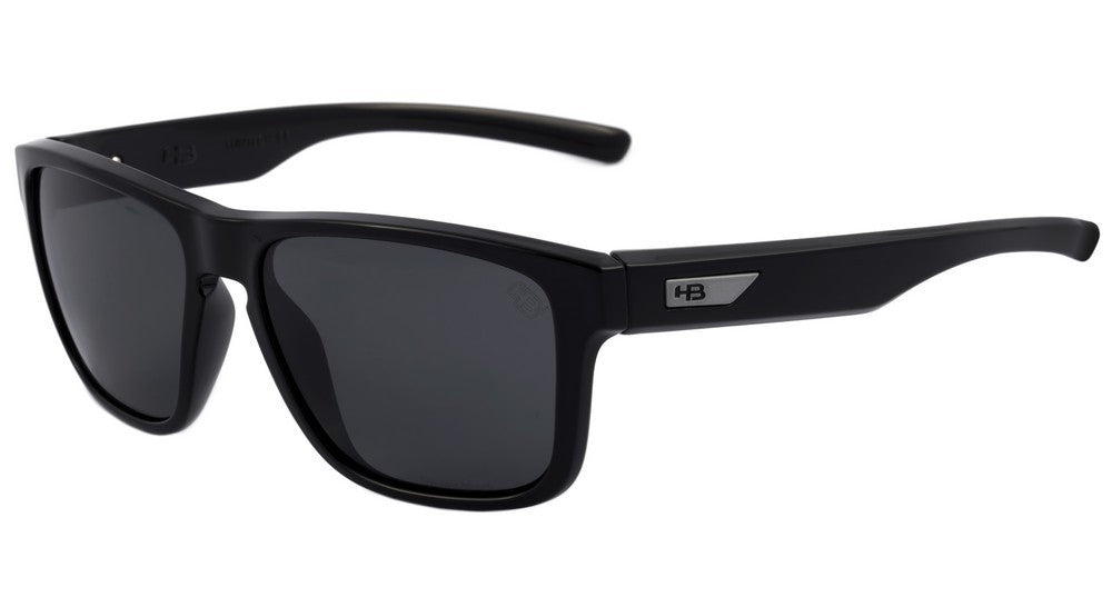 Óculos de Sol HB H-Bomb Gloss Black / Gray Polarized - Lente 5,7 cm