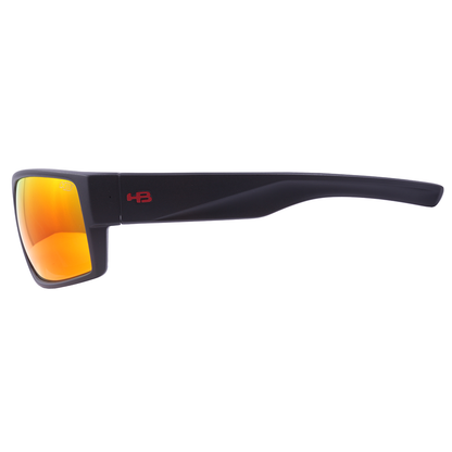HB Narrabeen Matte Black/ Red Chrome  - Sol
