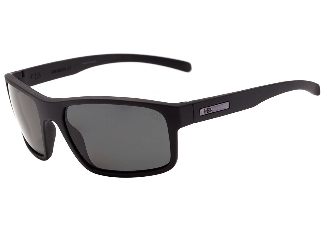 Óculos de Sol HB Overkill Matte Black / Gray Polarized - Lente 6,0 cm - Oculos Shop