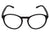 Óculos de Grau HB Polytech Gatsby M 90100 Matte Black Unico - Lente 5,2 cm
