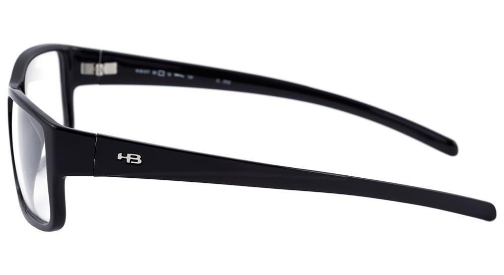 Óculos de Grau HB Polytech M 93017 Matte Black - 56 mm Gloss Black - 56 mm