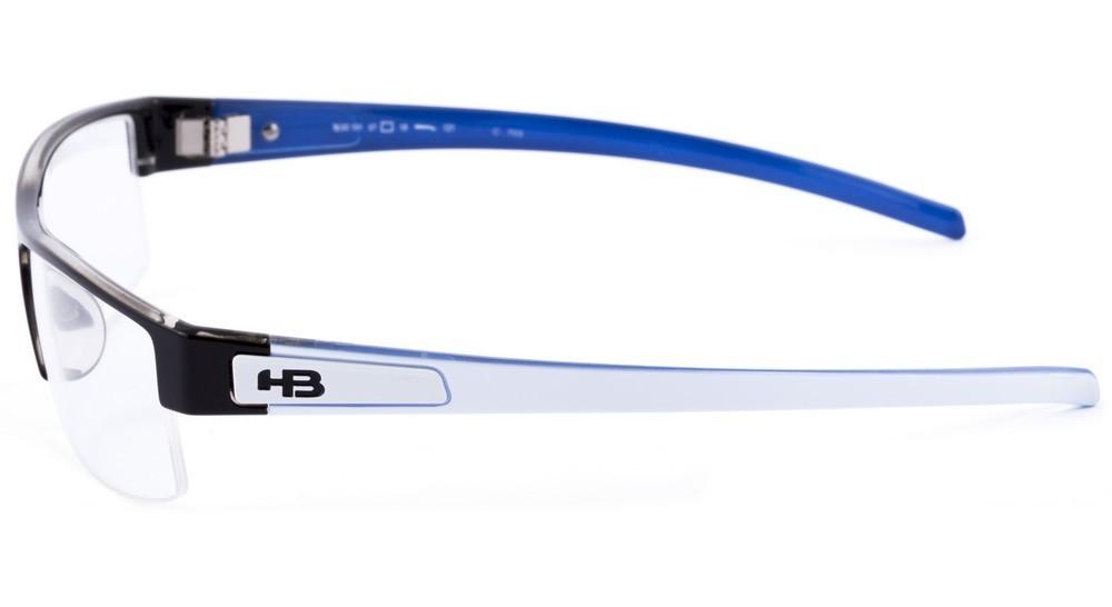 Óculos de Grau Hb Polytech M 93101 Black White Blue - Lente 5,7 Cm