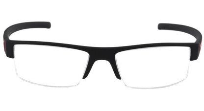 Óculos de Grau Hb Polytech M 93101 Matte Black D. Red - Lente 5,7 Cm