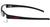 Óculos de Grau Hb Polytech M 93101 Matte Black D. Red - Lente 5,7 Cm