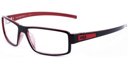 Óculos de Grau Hb Polytech M 93103 Black On Red - 56