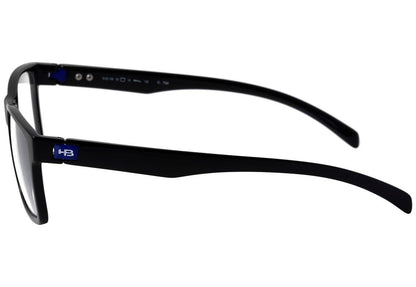 Óculos de Grau HB Polytech M 93108 Matte Black D. White - 52 mm Gloss Black D. Blue - 52 mm