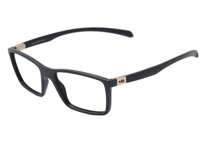 Óculos de Grau HB Polytech M 93136 Matte Black D. Blue - Lente 5,4 cm Matte Black D. White