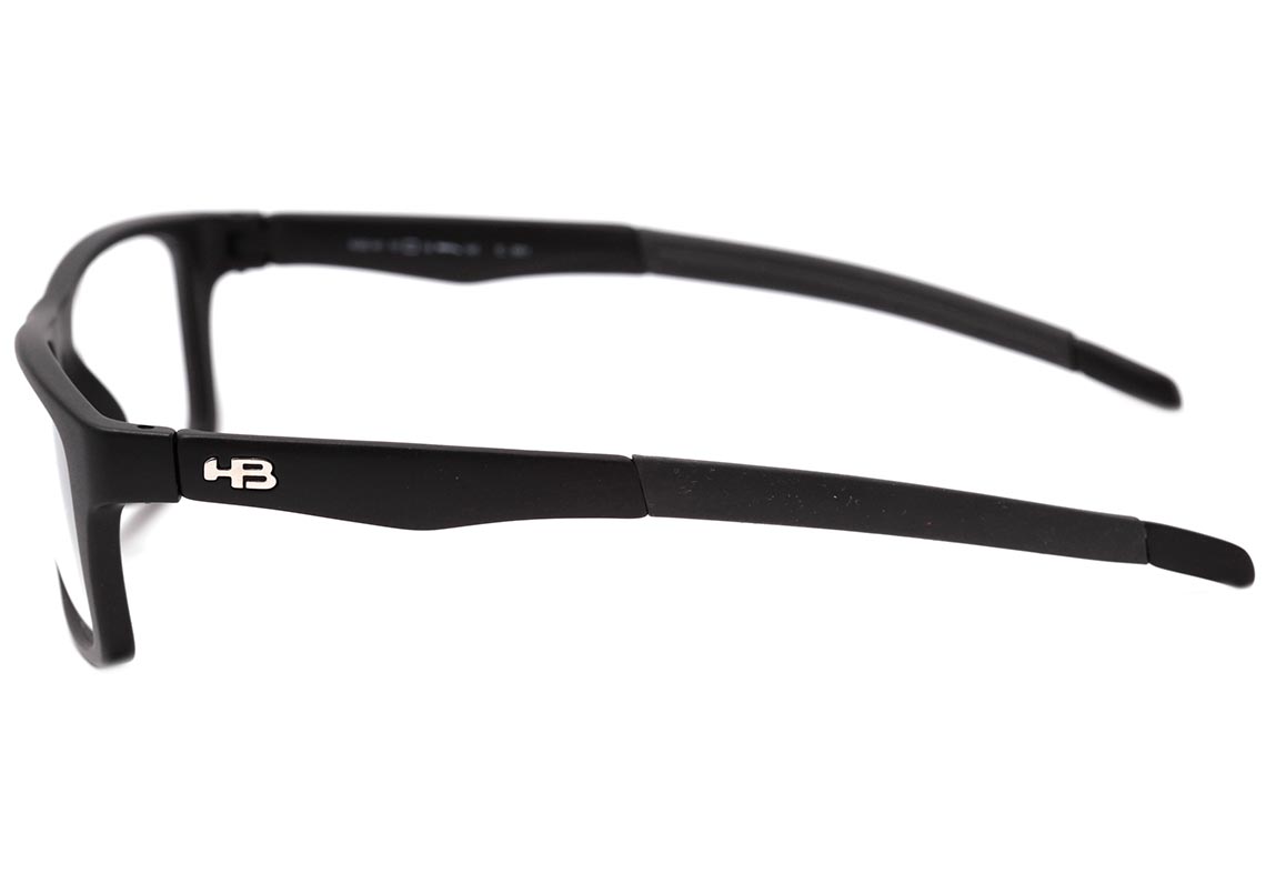Óculos de Grau HB Polytech M 93141 Matte Onyx - Lente 5,1 cm Matte Black Lente 5,1 Cm