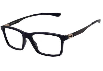 Óculos de Grau HB Polytech M 93151 Matte Black Carbon Fiber - Lente 5,2 cm Matte Navy Lente 5,2 Cm