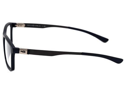 Óculos de Grau HB Polytech M 93151 Matte Black Carbon Fiber - Lente 5,2 cm Matte Navy Lente 5,2 Cm
